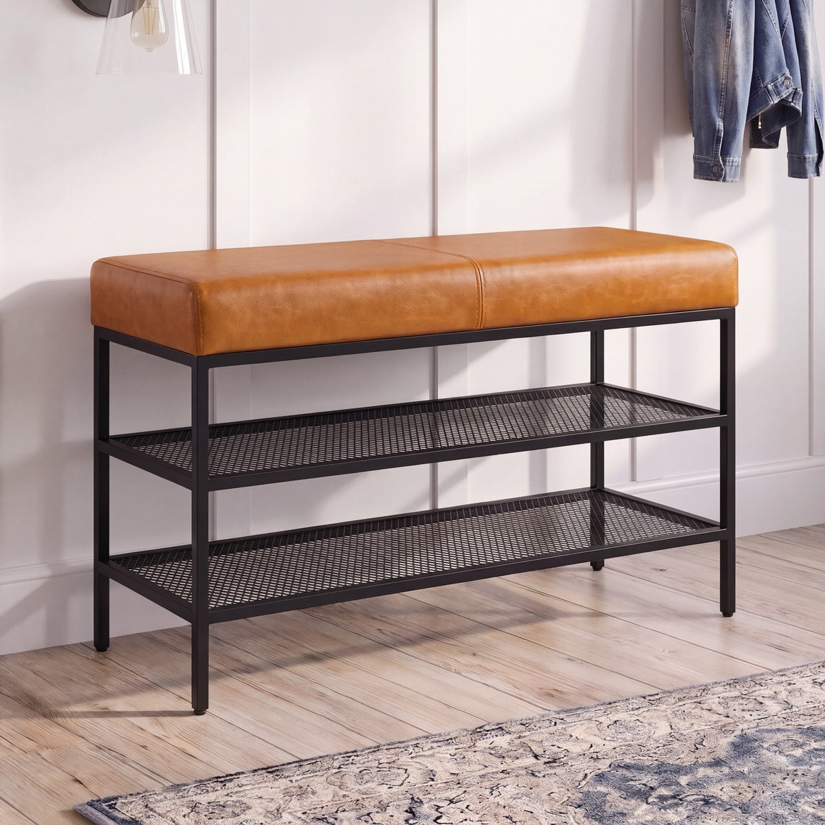 Bancă cu Spațiu de Depozitare pentru Încălțăminte