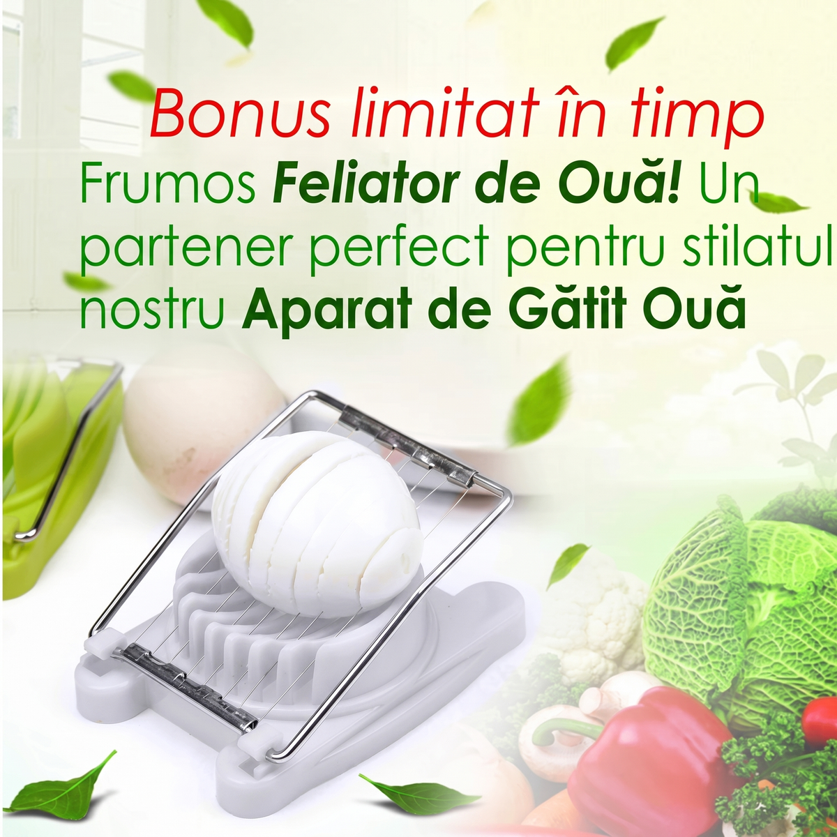 Oală Magică cu Fierbător și Feliator pentru Ouă