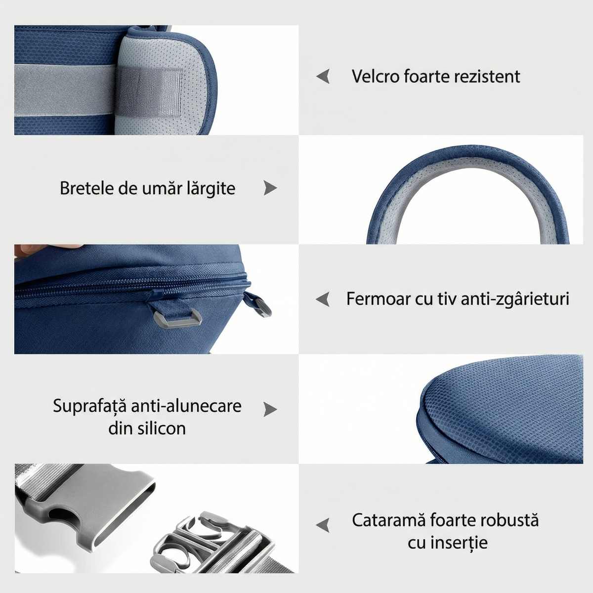 Marsupiu Ergonomic pentru Bebeluși cu Scaun pe Șold, din Bumbac 100%, Respirabil și Ușor, pentru 0–36 luni, Certificat Conform Standardelor de Siguranță, Purtare în mai Multe Poziții, Susține până la 30 kg