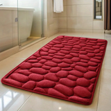 Set 4 Covorașe de Baie Antiderapante, Roșu – Ofertele Zilei