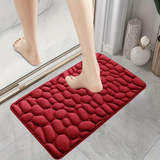 Set 4 Covorașe de Baie Antiderapante, Roșu – Ofertele Zilei
