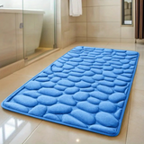 Set 4 Covorașe de Baie Antiderapante, Albastru – Ofertele Zilei