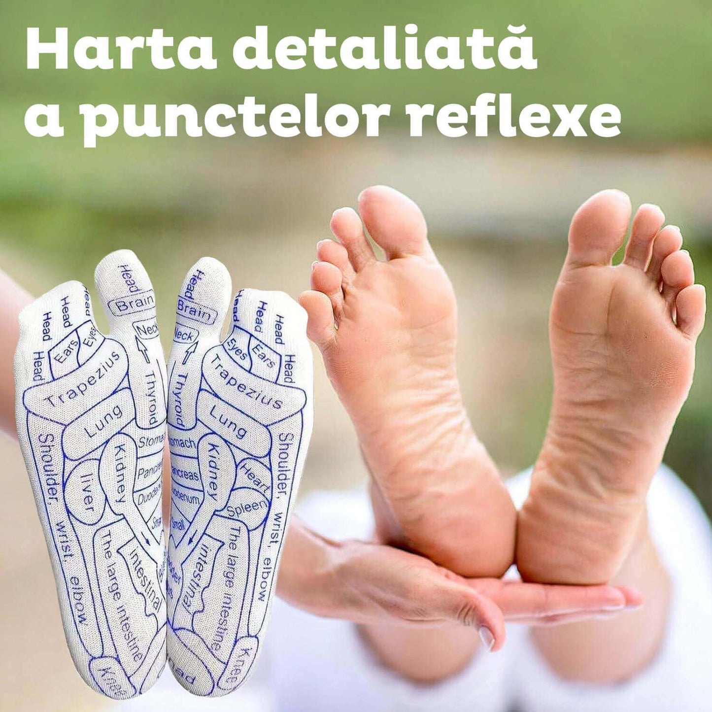 Sosete pentru Masaj, Presopunctură și Reflexoterapie