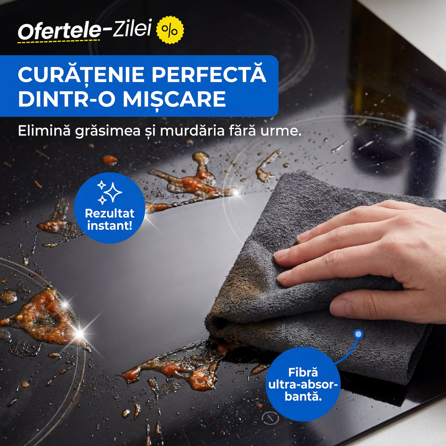 Laveta din Fibră Abrazivă (5+5 Gratis)