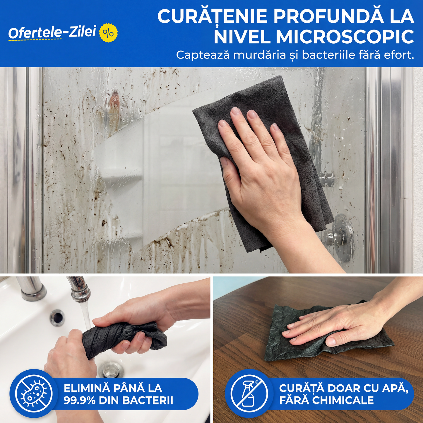 Laveta din Fibră Abrazivă (5+5 Gratis)