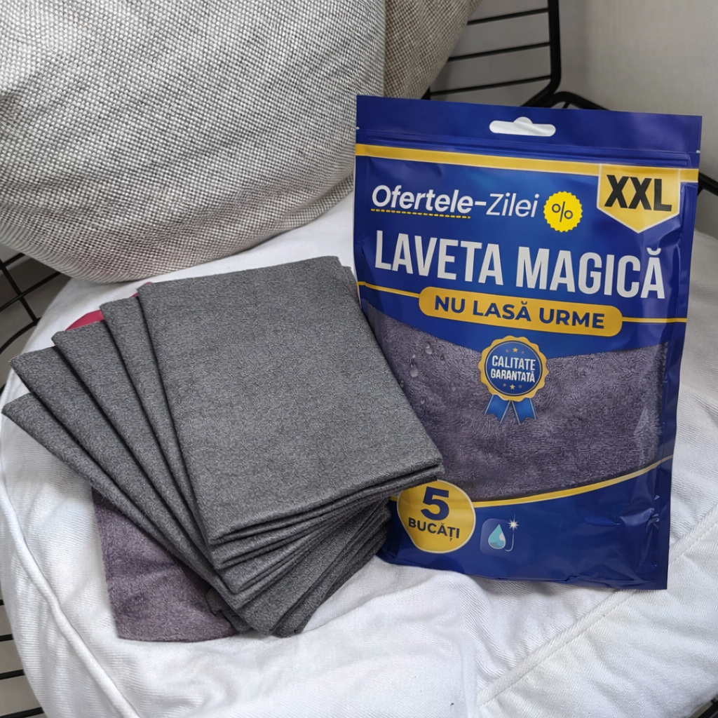 Laveta din Fibră Abrazivă (5+5 Gratis)