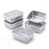 Set 6 Caserole din Inox 13.5x10.5 cm
