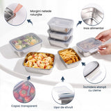 Set 6 Caserole din Inox 13.5x10.5 cm