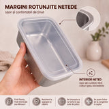 Set 6 Caserole din Inox 13.5x10.5 cm