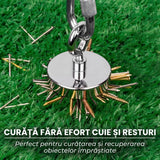 Magnet Super Puternic pentru Pescuit și Recuperare Obiecte, cu Orificiu Îngropat și Inel de Prindere