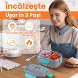 Caserolă Electrică 3-în-1 pentru Încălzit Mâncarea