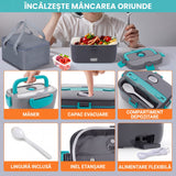 Caserolă Electrică 3-în-1 pentru Încălzit Mâncarea