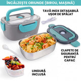 Caserolă Electrică 3-în-1 pentru Încălzit Mâncarea