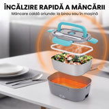 Caserolă Electrică 3-în-1 pentru Încălzit Mâncarea