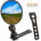 Oglinzi Retrovizoare Reglabile Rotative pentru Biciclete - Îmbunătățește Siguranța și Vizibilitatea pe Drum