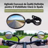 Oglinzi Retrovizoare Reglabile Rotative pentru Biciclete - Îmbunătățește Siguranța și Vizibilitatea pe Drum