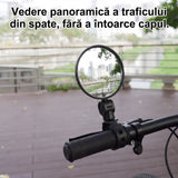 Oglinzi Retrovizoare Reglabile Rotative pentru Biciclete - Îmbunătățește Siguranța și Vizibilitatea pe Drum