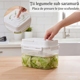 Recipient de Fermentare cu Capacitate Mare cu Sistem de Presare