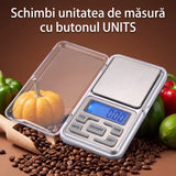 Cântar Bijuterii Digital Portabil cu Afișaj LCD