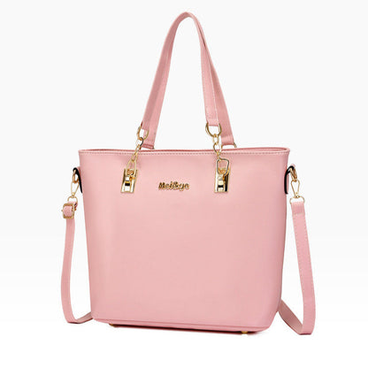 Set 6 Genti din Piele Ecologica, Model Lucios, Rosu