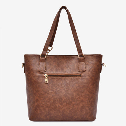 Set 6 Genti din Piele Ecologica, Model Texturat, Rosu