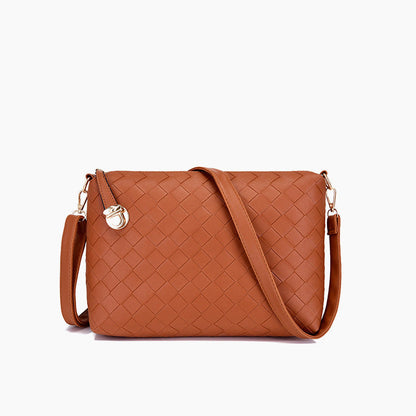 Set 6 Genti din Piele Ecologica, Model Impletit, Negru