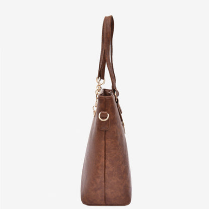 Set 6 Genti din Piele Ecologica, Model Texturat, Rosu