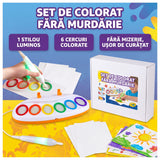 Pensula Magică cu Lumină pentru Pictură Fără Pete