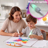 Pensula Magică cu Lumină pentru Pictură Fără Pete