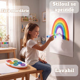 Pensula Magică cu Lumină pentru Pictură Fără Pete