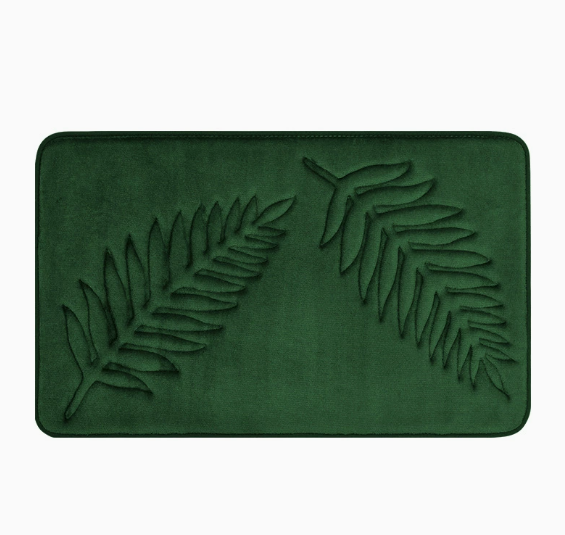 Set 4 Covorașe de Baie Antiderapante, Verde