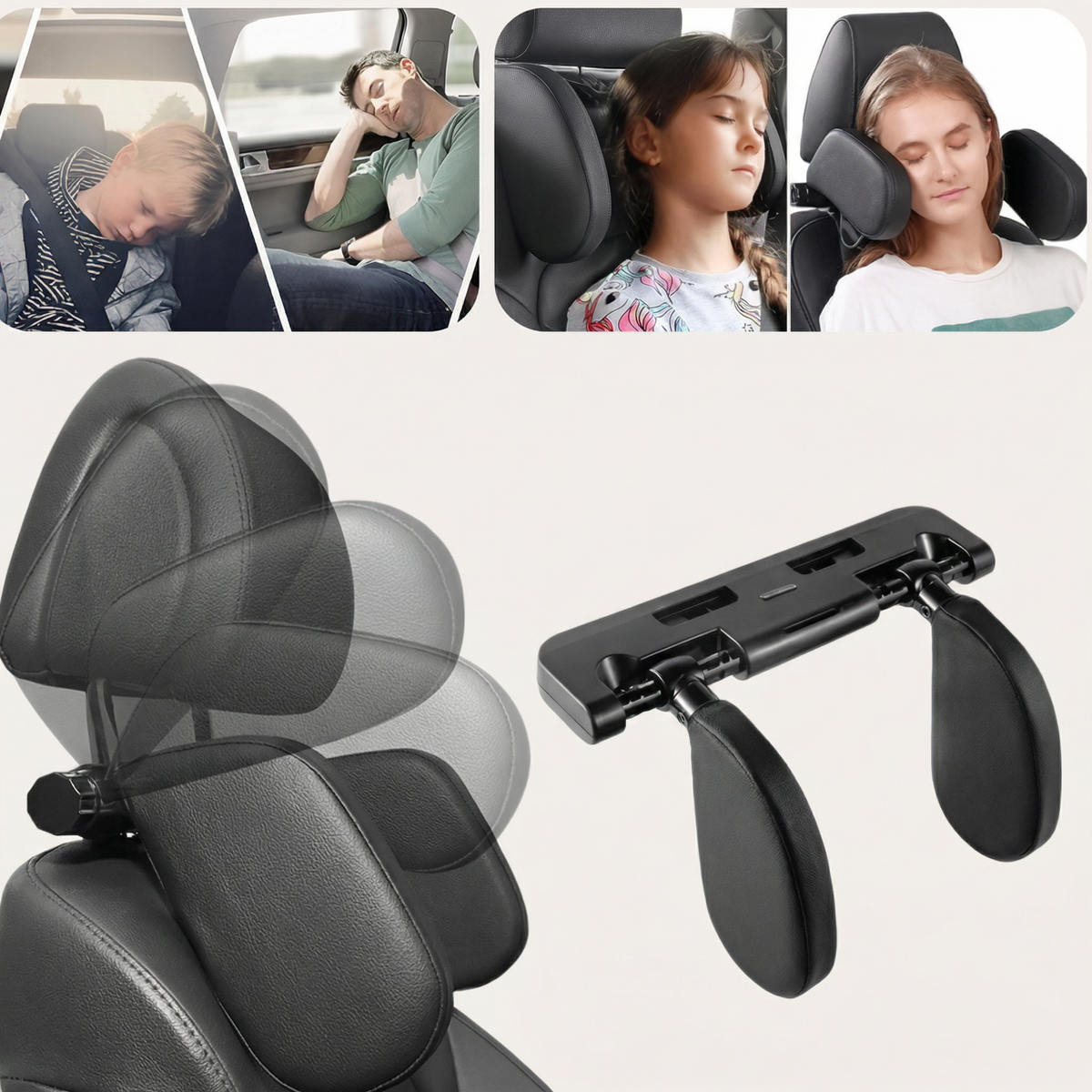 Suport Ergonomic pentru Cap și Gât pentru Mașini