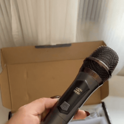Set Microfoane Wireless Dinamice cu 2 Microfoane și Accesorii
