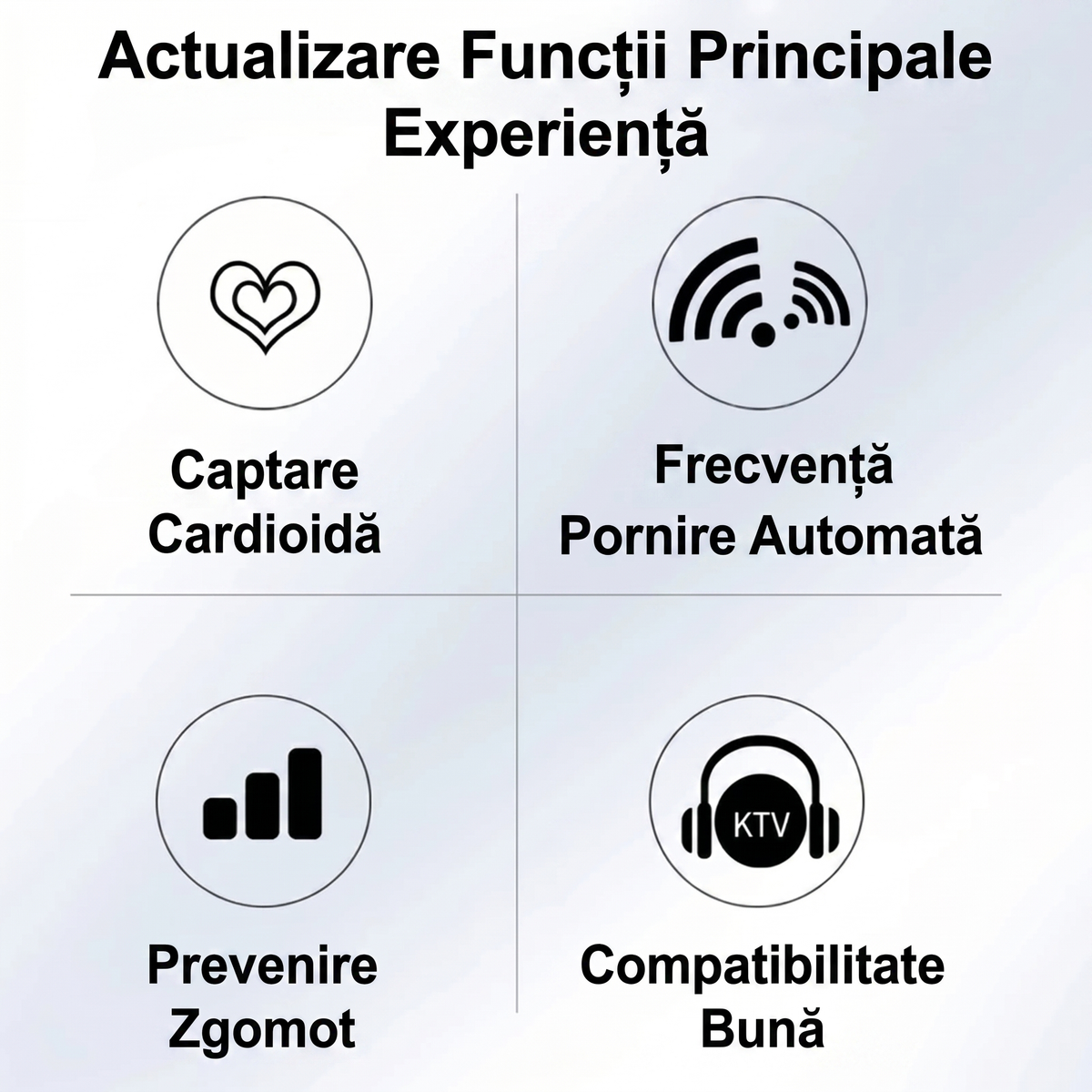 Set Microfoane Wireless Dinamice cu 2 Microfoane și Accesorii