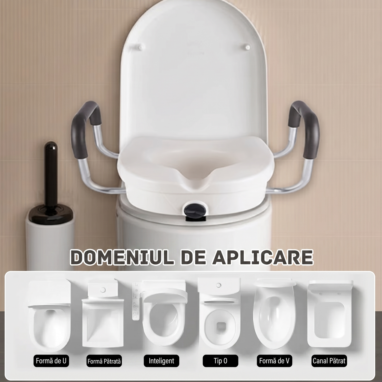 Înălțător pentru Toaletă cu Brațe