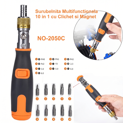 Șurubelniță Multifuncțională 10 in 1