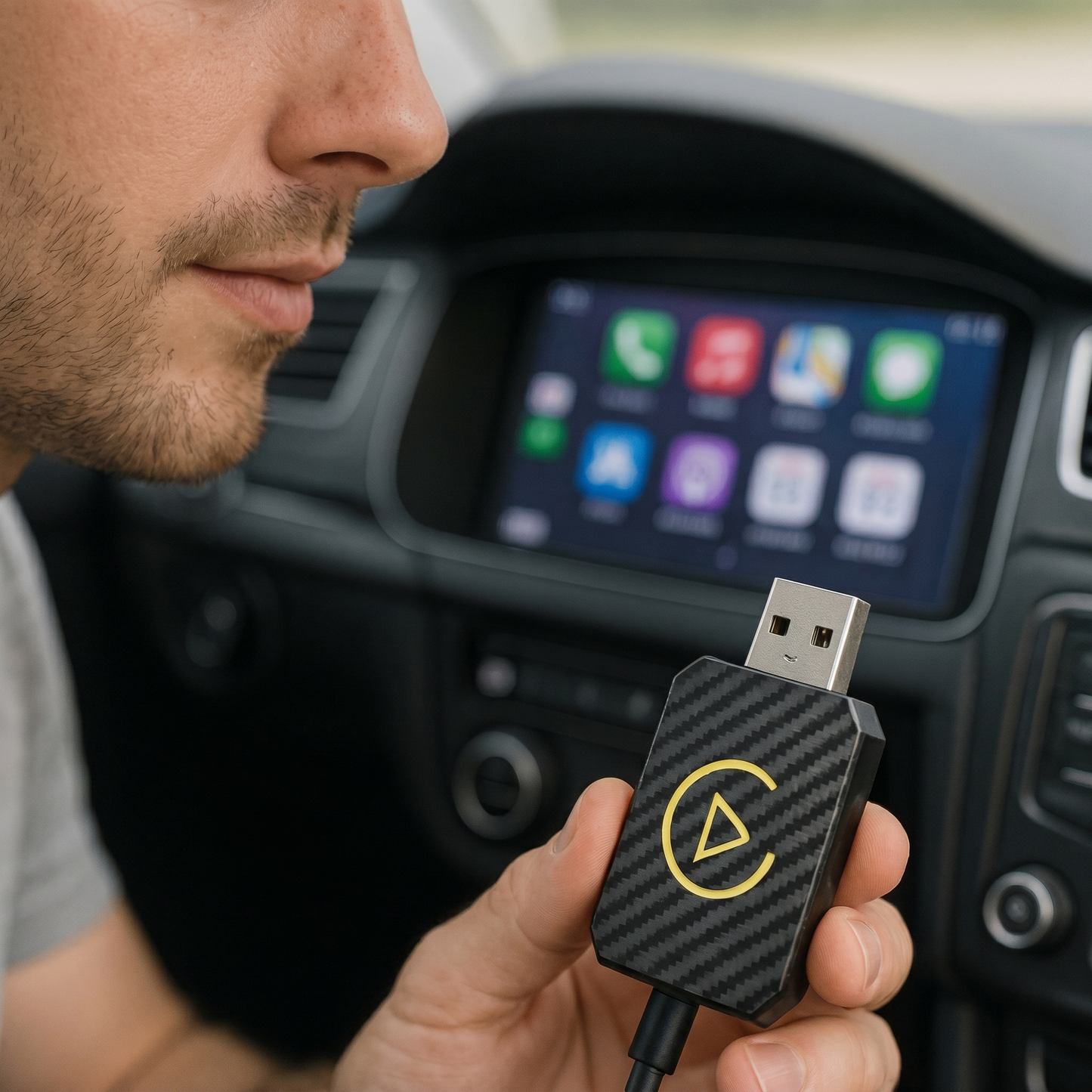 Adaptor Wireless CarPlay și Android Auto