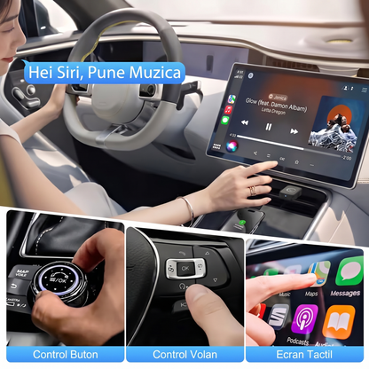 Adaptor Wireless CarPlay și Android Auto