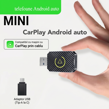 Adaptor Wireless CarPlay și Android Auto