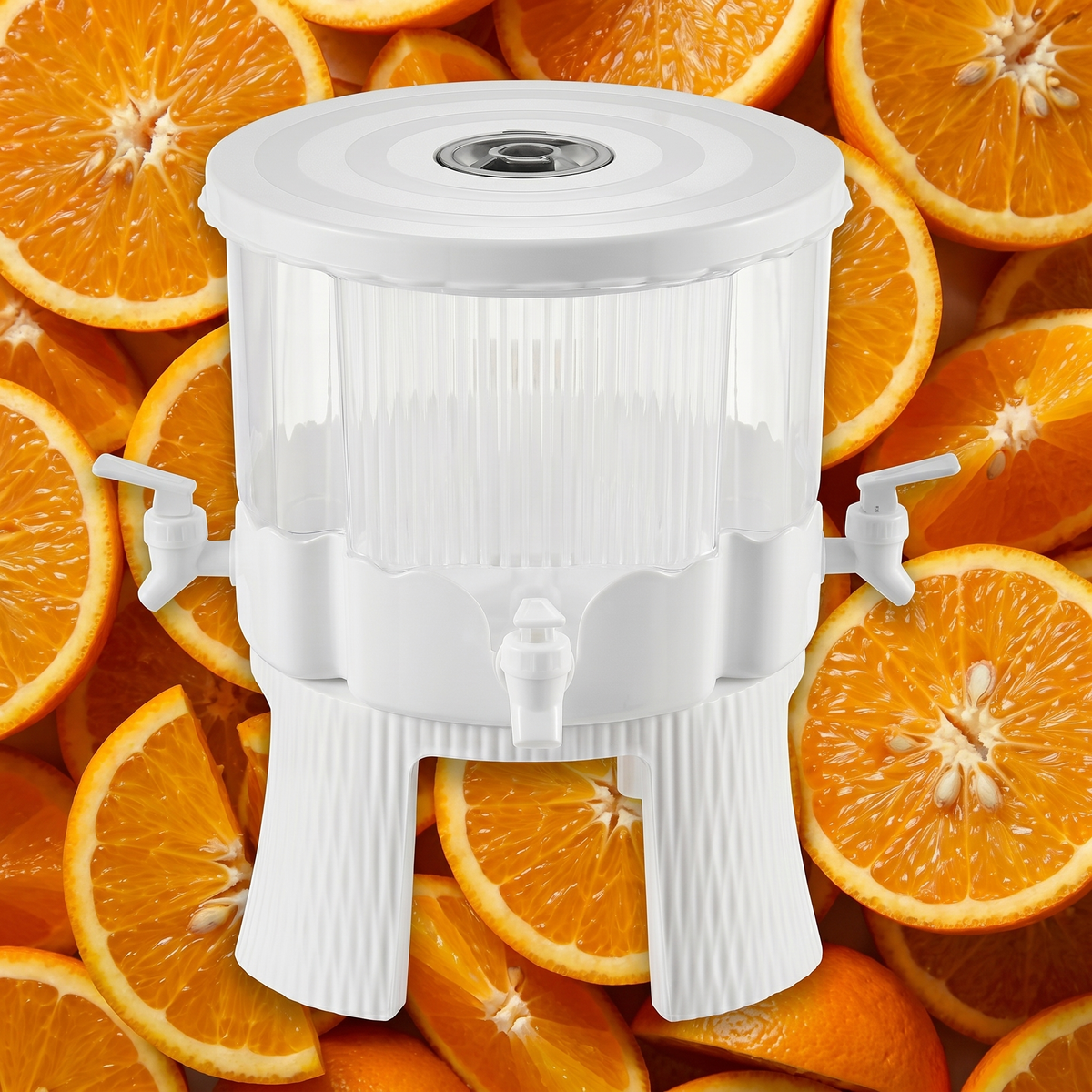 Dispenser Băuturi cu Robinet și 4 Compartimente