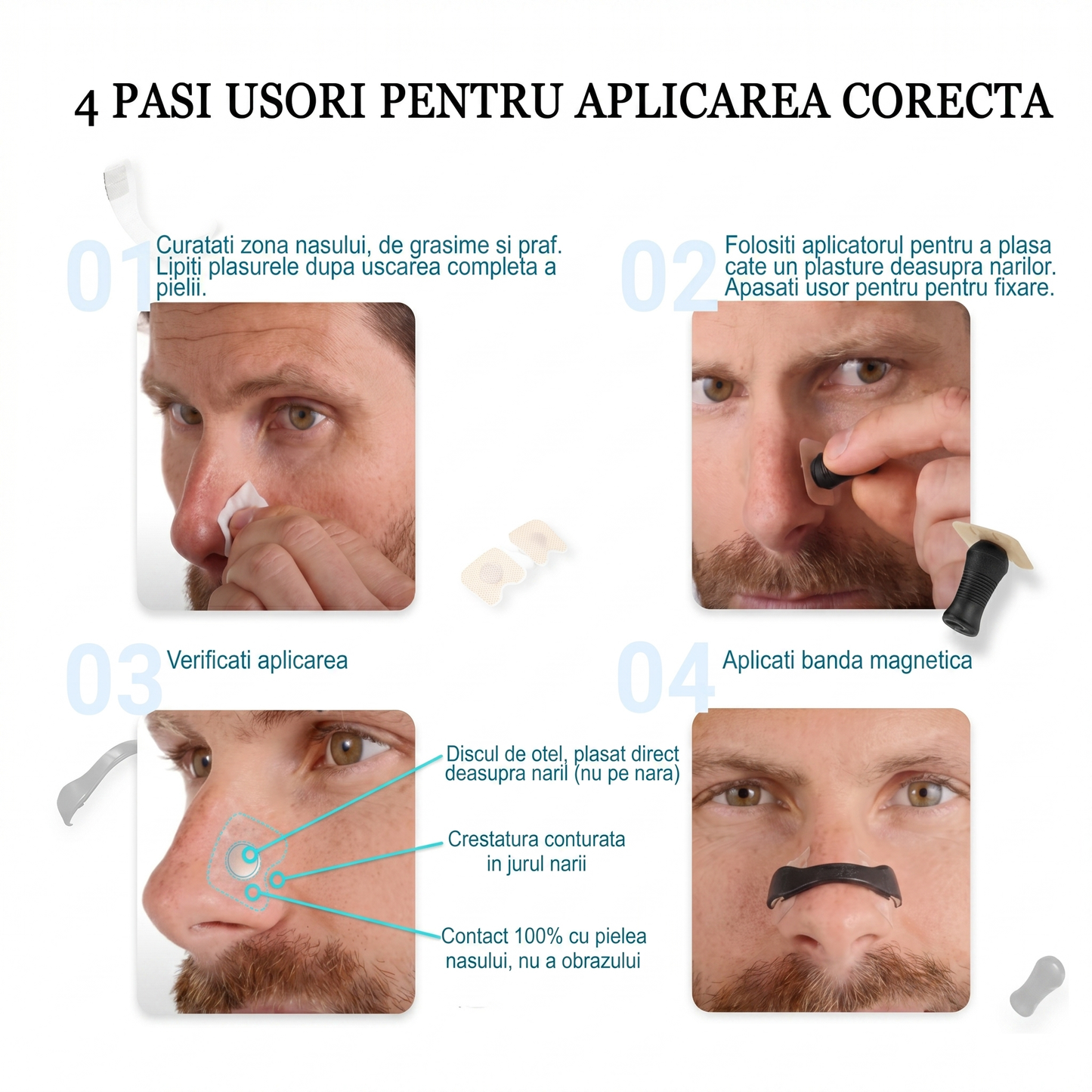 Set Dilatator Nazal Magnetic