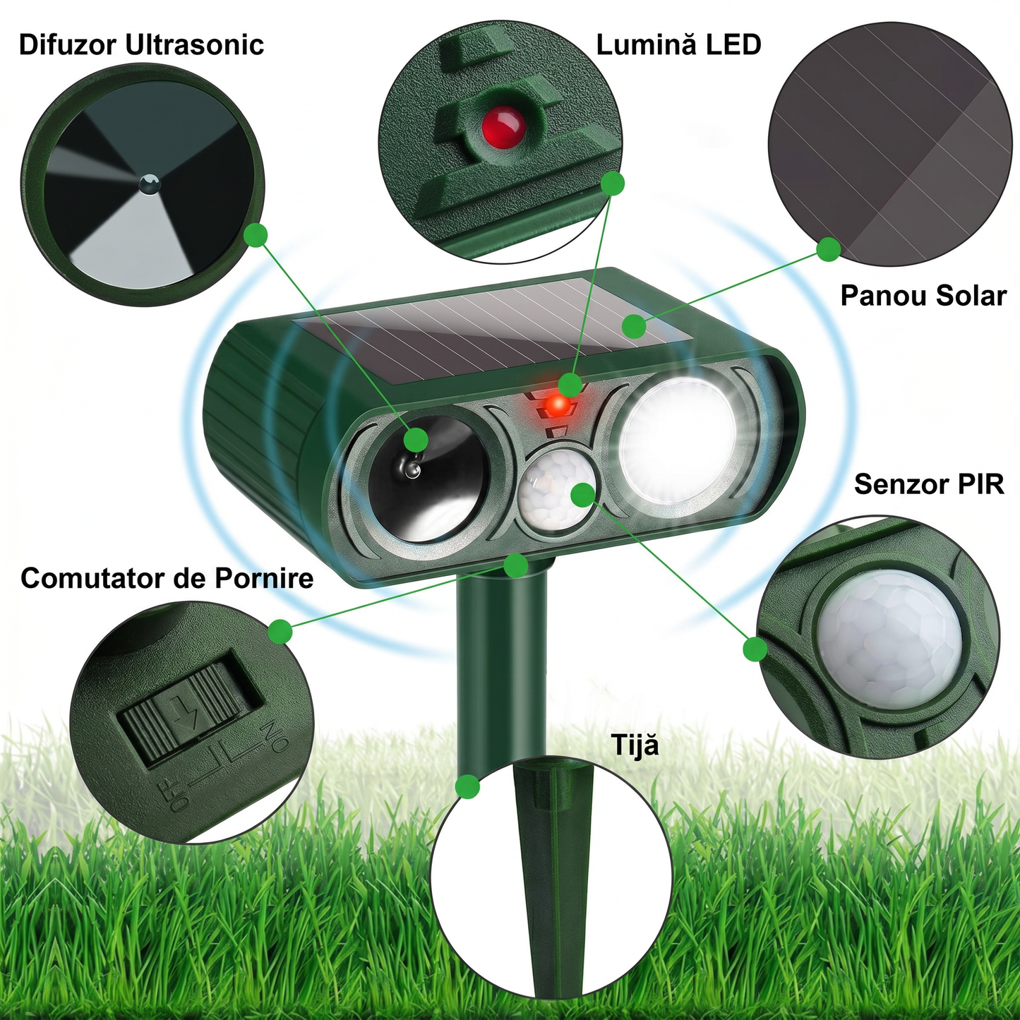 Aparat cu Ultrasunete Electronic pentru Animale