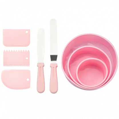 Set de Decorare Torturi cu Spatule și Forme pentru Copt