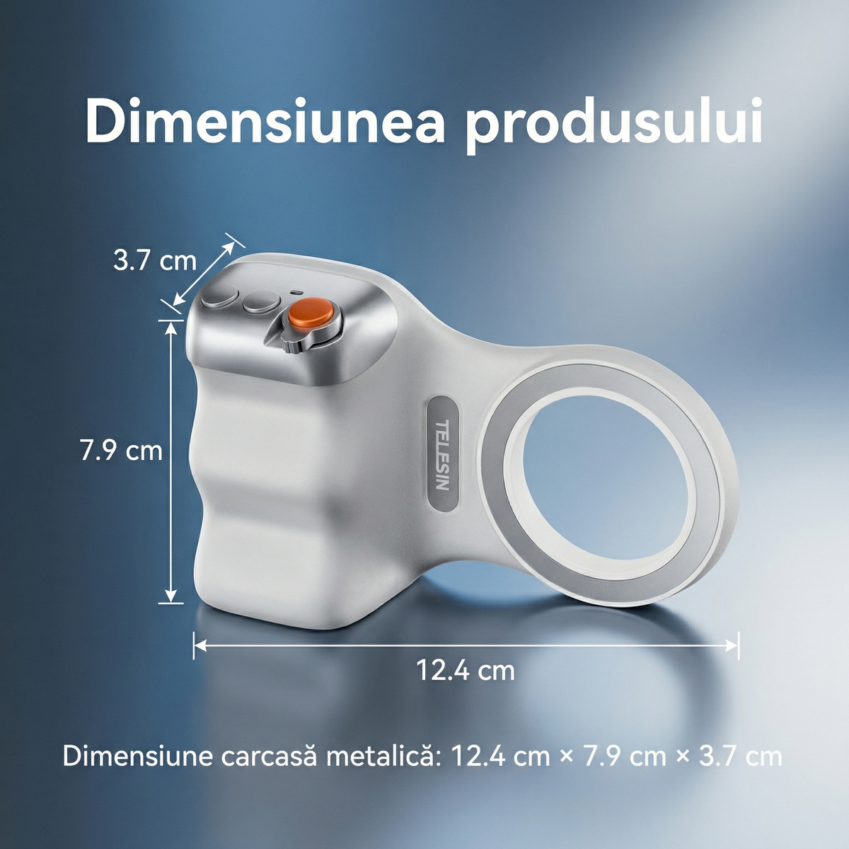 Suport pentru Telefon cu Rotire Magnetică de 360°
