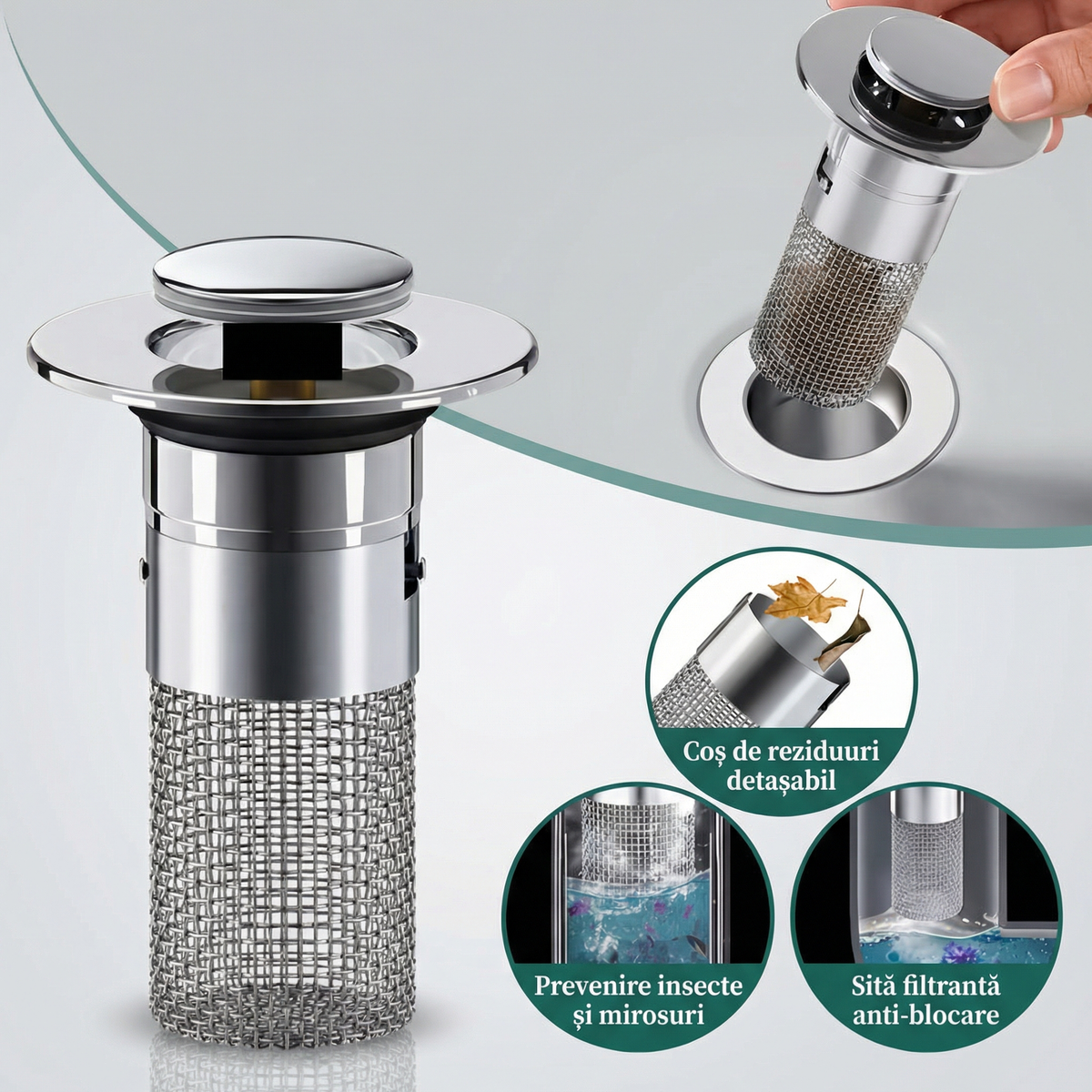 Dop de Scurgere Extensibil