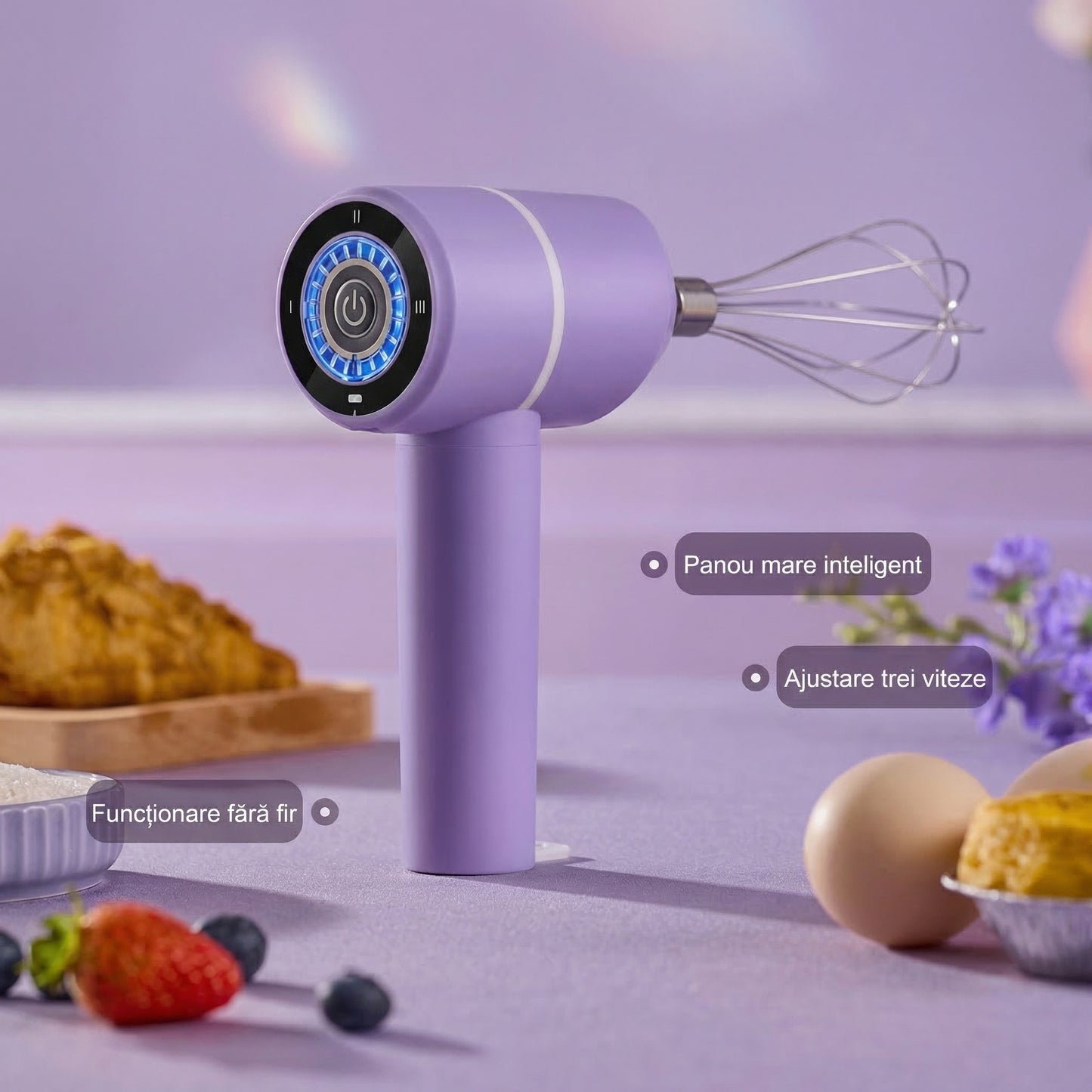 Mixer Electric Portabil Fără Fir