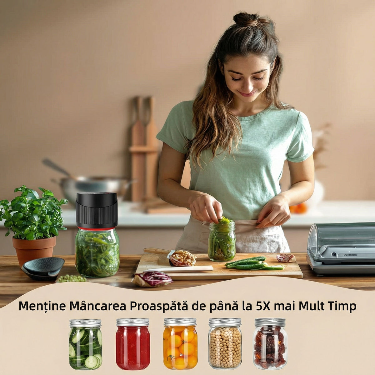 Dispozitiv electric pentru Vidare și Sigilarea Sticlelor și Borcanelor