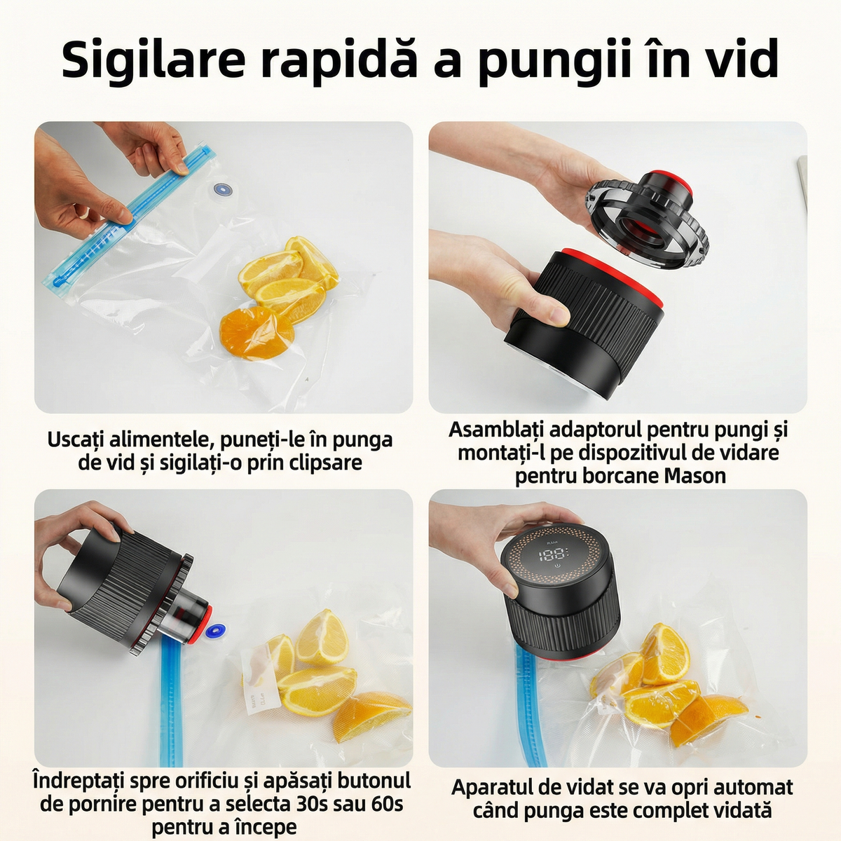 Dispozitiv electric pentru Vidare și Sigilarea Sticlelor și Borcanelor