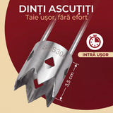 Dinți ascuțiți, 3,5 cm