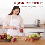 Ușor de ținut, mâner subțire din sârmă